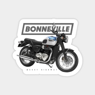 Triumph Bonneville T100 17 blue, sal Sticker